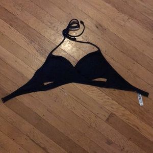 Victoria’s Secret PINK Black Crossover Bikini Top